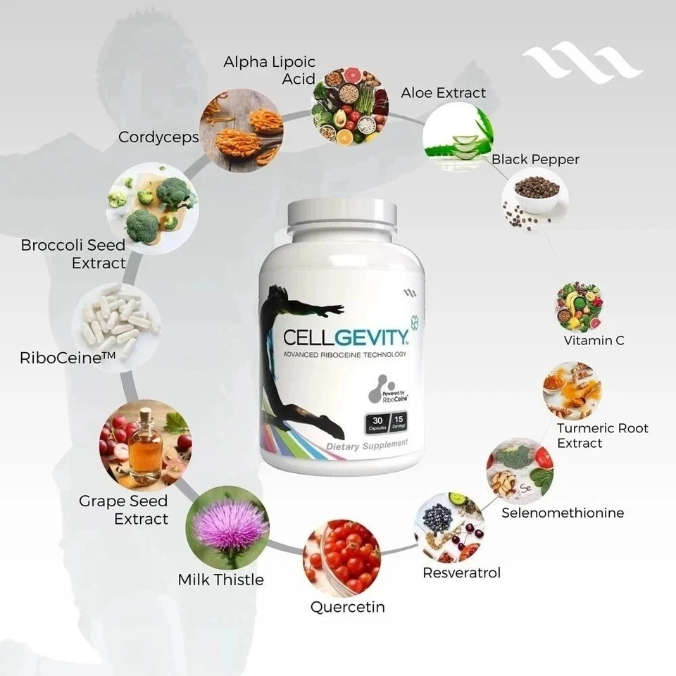 Tecnología avanzada de riboceína CellGevity promueve el glutatión 30 cápsulas Foto 3 de 4