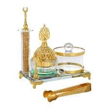 Arabian Incense Burner Glass Incense Holder for Home Yoga Living Room