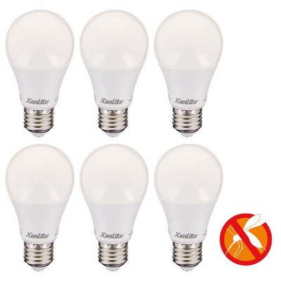 6 x Anti Insekten LED Lampe Birne 6,8W = 50W E27 matt 680lm extra warmweiß 2400K
