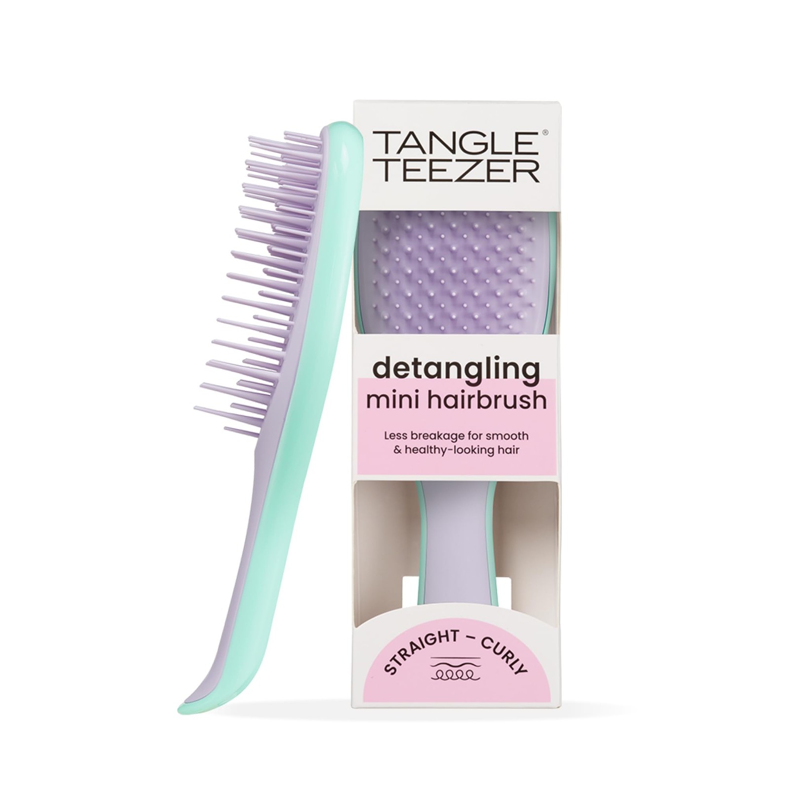 Tangle Teezer | The Mini Ultimate Detangler Hairbrush Mini, Wisteria Leaf