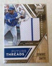 2017 Panini Elite Extra Edition Dominic Smith #FTS-DS Future Threads /49 NY Mets