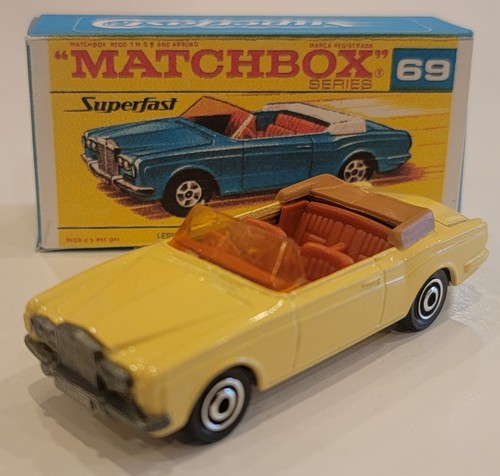 Matchbox Superfast 69 Rolls-Royce Silver Shadow Coupe 1969 Custom/Crafted Box