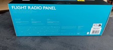 Logitech Saitek G Pro Flight Radio Panel USB - Schwarz mit OVP - TOP Zustand
