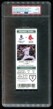 2013 Apr 20th Ticket Psa 10 Gem Mint David Ortiz Boston Marathon Speech Fenway