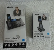 VTech DS6251- 2-Line 2 Handset Cordless Phone with Answering System & Call Block