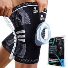 Knee Brace for Comprehensive Pain Relief and Support   Includes Patella Gel Pa