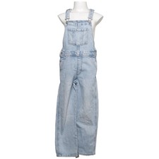 H&M, Latzhose, Größe: 122, Blau, Baumwolle/Elasthan, Mädchen, Einfarbig #2GL