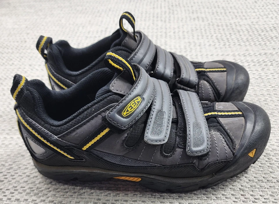 Keen Cycling Shoes Mens 7.5 Grey Black SPD Mountain Bike 3 Strap Clipless - Image 4 of 4