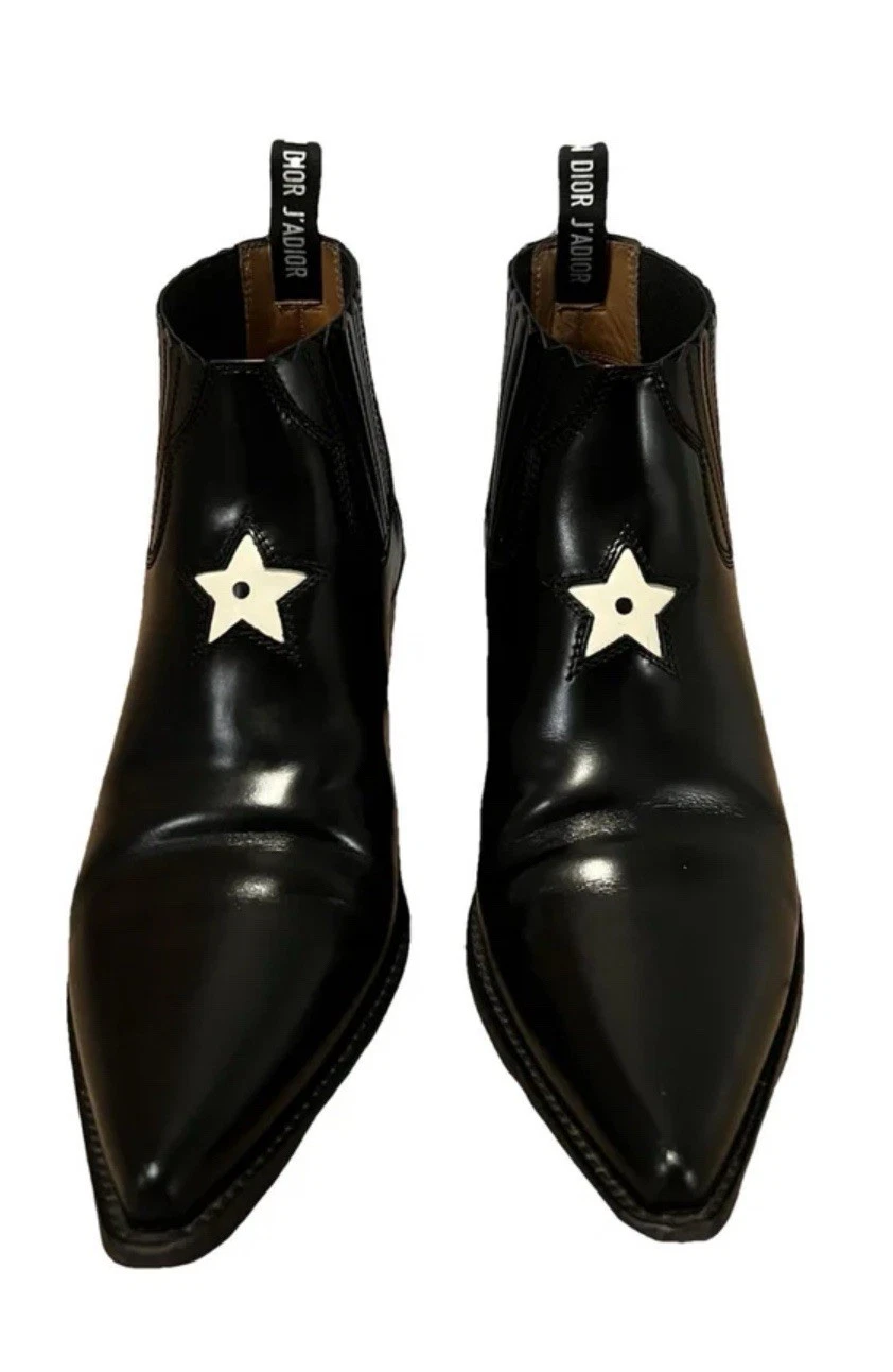 Bottes de cowboy Dior en veau LA