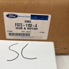 Genuine OEM Ford Frost Disc Brake Rotor F07Z-1102-A