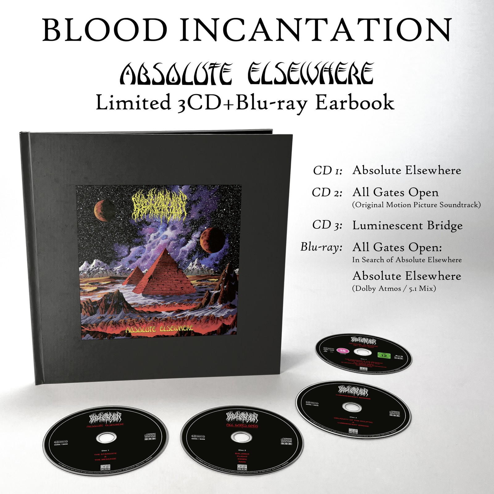 Blood Incantation Absolute в другом месте (CD) Бокс-сет с Blu-ray