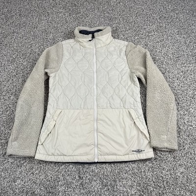686 Smarty Jacket Womens Medium Beige Spellbound Layer Quilted Fleece Full Zip