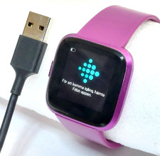 Fitbit Versa Lite Fitness Sleep Heart Rate Tracker Smartwatch Purple - Tested