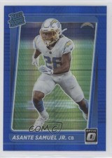 2021 Panini Donruss Optic Rated Rookie Blue Hyper Prizm Asante Samuel Jr 4l3