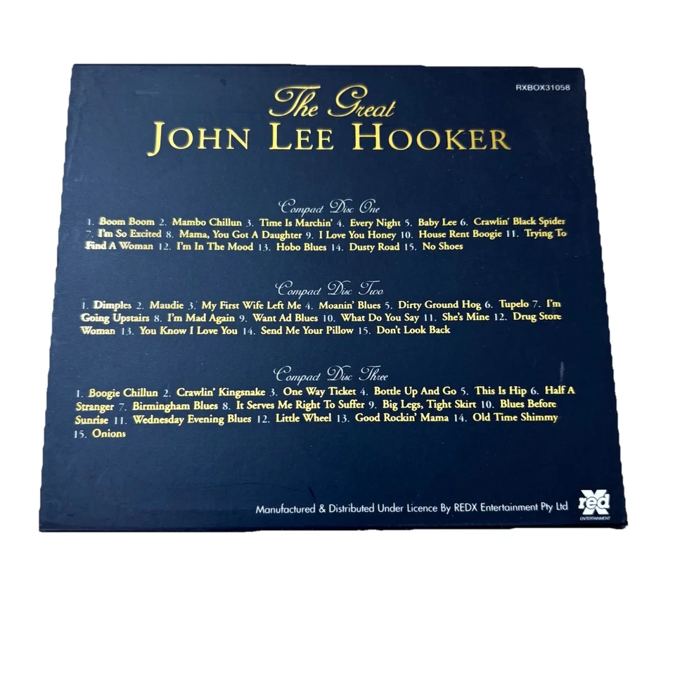 1999 The Great John Lee Hooker, Volume 22, 3 CD Box Set, VG/EX Condition - Rare! - Image 2 of 4