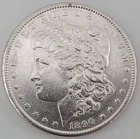 1890-S MORGAN SILVER DOLLAR IN A CURCULATED CONDITION - GOOD DETAILS