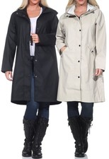Only Damen Regenmantel Regenjacke Regen Funktions Jacke Mantel ONLElisa Raincoat