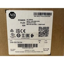 25B-D017N104 SER A Allen-Bradley PowerFlex 525 7.5kW 10Hp AC Drive US Free Tax