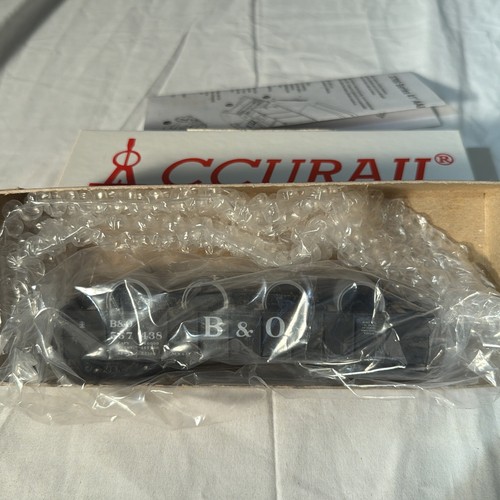 Góndola de acero HO Accurail B&O AAR 41' #3736.3 negro montado coche # 557438 | Zustand: New