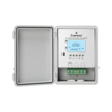 2-Circuit 30Amp Astronomic Electronic Time Switch, Automated Weekly Schedulin...