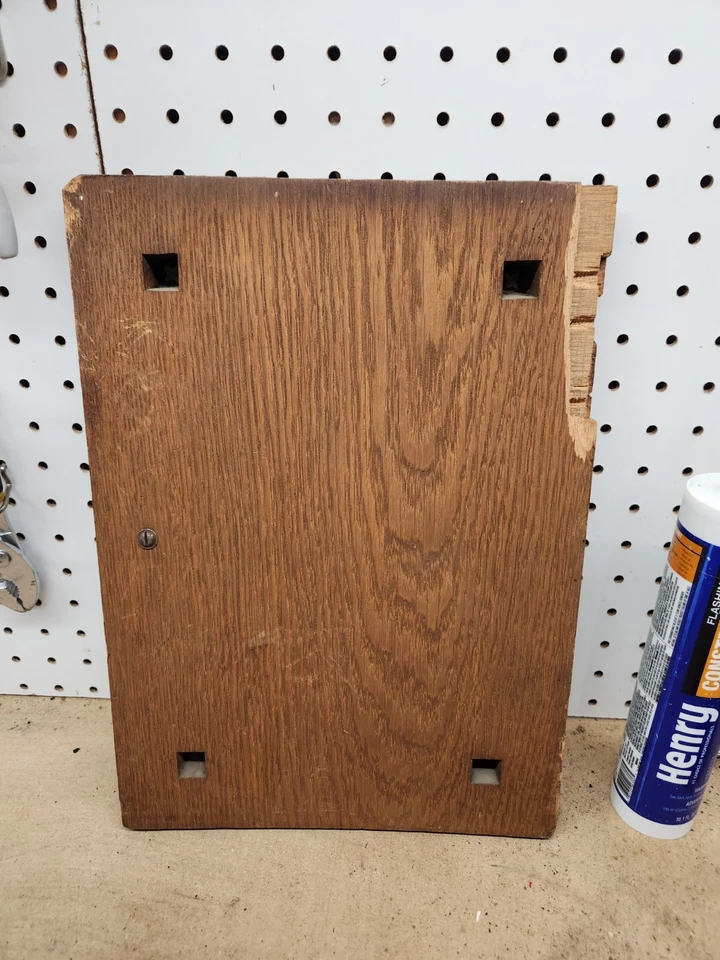 Panel de puerta de gabinete tallado antiguo rescatado, roble gótico neoclásico Foto 2 de 2