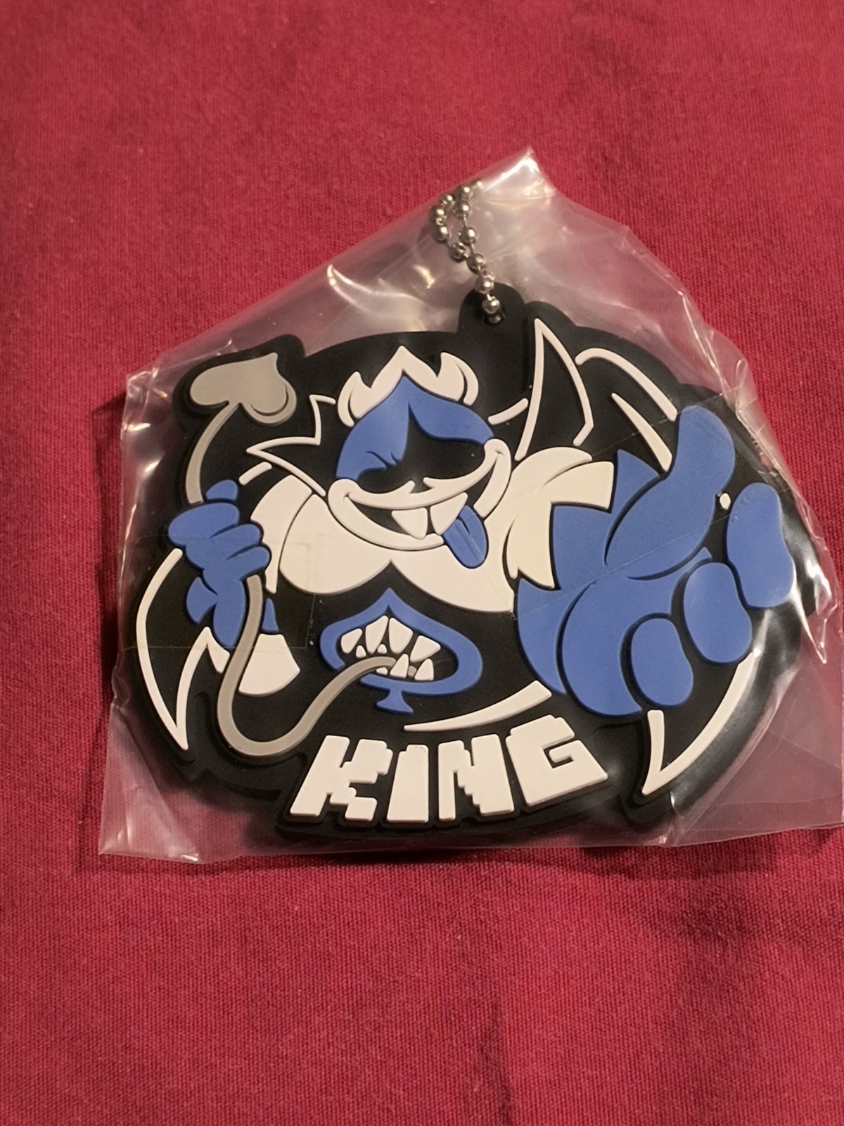 Fangamer Japan Bandai Namco Deltarune Rubber Mascot Keychain King Gashapon