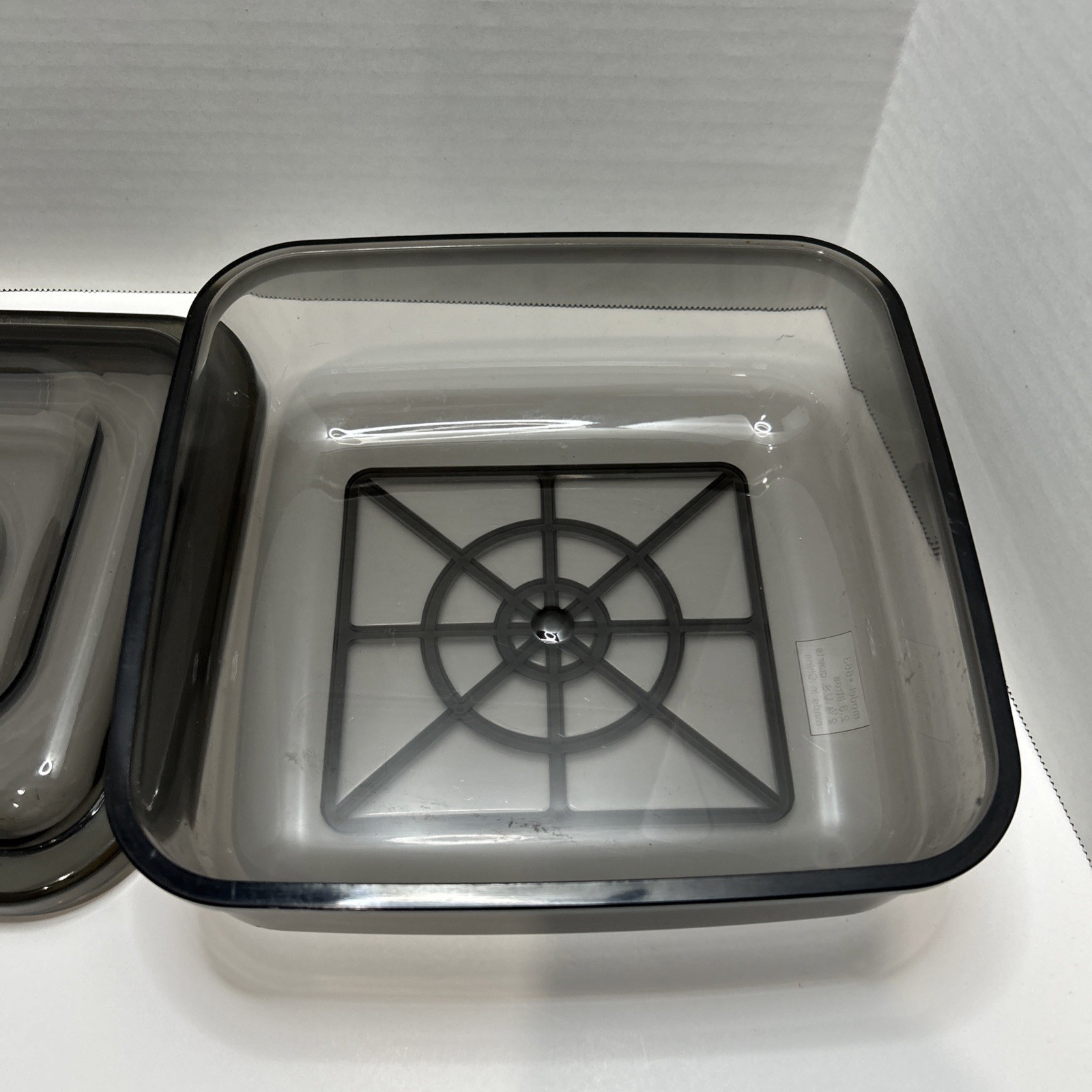 FoodSaver Square Canister 2 1/4Qt. Vacuum Container Storage Marinate 9”x 9”x 4”