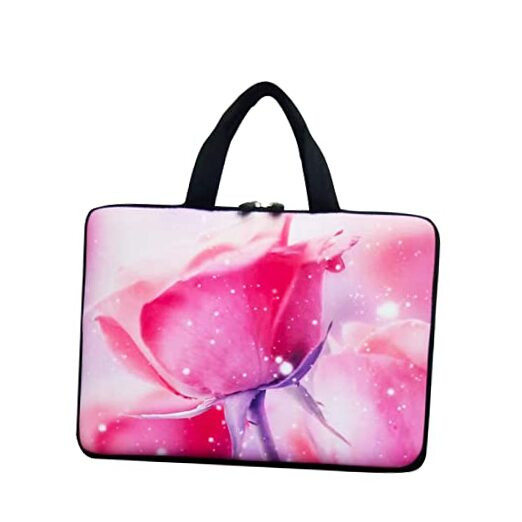 11 11.6 12 12.5 inch Laptop Carrying Bag Chromebook Case Notebook for Rose