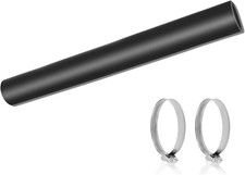 Gasoline Fuel Filler Neck Hose with 2 Clamps Reinforced Gas tank 1 1/2" ID