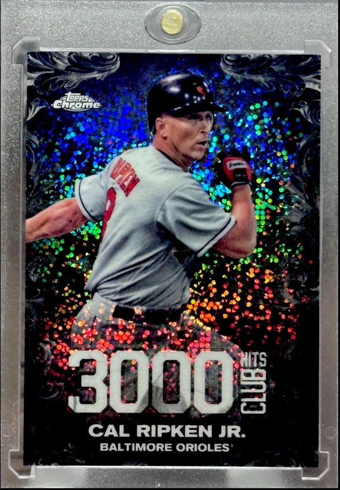 Cal Ripken Jr. 罕见迪斯科插入反光铬投资卡金莺完好 — 第 3/4 张图片