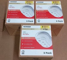  9 Universal Security Hardwired  10-Year Battery Smoke Detector