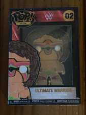 Funko Pop! Pin: WWE The Ultimate Warrior Large Enamel Pin - Sealed