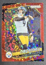 2025 Panini Prizm Chris Boswell NO HUDDLE RED /99 Pittsburgh Steelers 174