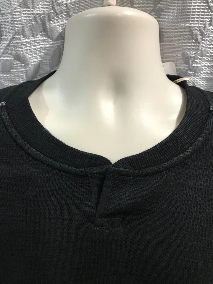 Tommy Bahama Big & Tall Tobago Bay Crew Neck Sweatshirt Mens Size 2XLT Black NWT - Image 4 of 4