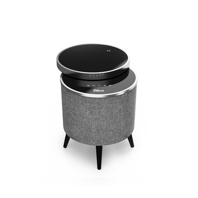 Block Stockholm Audioblock Tischlautsprecher Bluetooth Laut­spre­cher schwarz