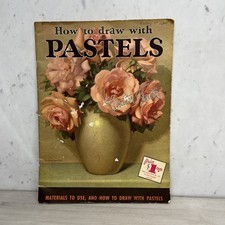 Lot Of 3 vintage How to Draw,paint,oil Pastels,Walter T.Foster B3