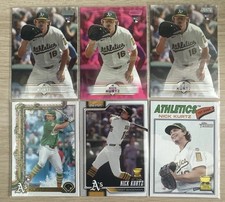 Nick Kurtz RC Rookie Lot (6) Pink Parallel + Holiday + Base Athletics A’s