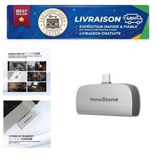 KingSpec MemoStone 1To SSD Externe Portable USB-C 2000 Mo/s, Disque Dur Externe