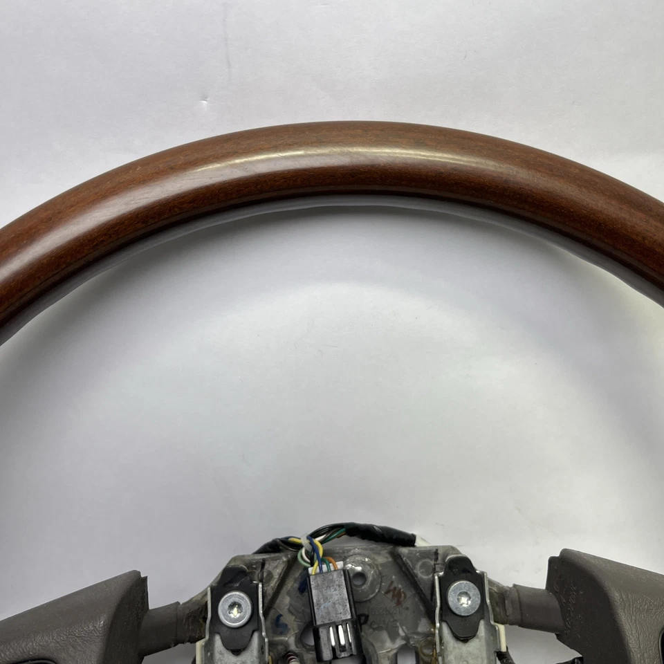 03-06 Volante Cadillac Escalade Cuero Madera Grano Gris OEM Foto 3 de 4