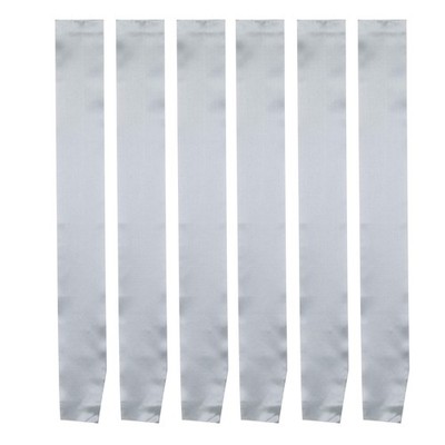 Pack of 6 Blank Satin Pageant Sashes for Princess, Beauty Queen, Homecoming, ...