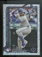 Orelvis Martinez 2025 Topps Series 1 Celebration Confetti Foil Rookie Card #18