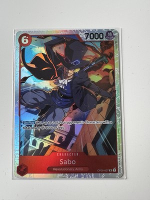 One Piece Card Game Sabo OP05-007 SR Awakening of the New Era English 