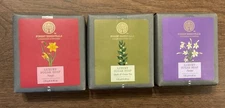 Set 3 Forest Essentials Luxury Ayurveda Sugar Soap Bars Nargis / Parijat / Oudh
