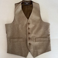 VTG 70's Levi's Vest Mens Small Sportswear Brown 5 Button Retro