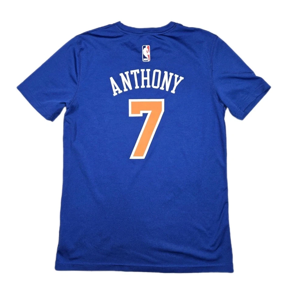 Camiseta Carmelo Anthony #7 New York Knicks NBA Manga Corta Niños Grande 14/16 Foto 2 de 4