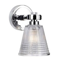 Wandlampe Leuchte Spiegellampe Led Badezimmerleuchte Glas Treppenhauslampe Chrom