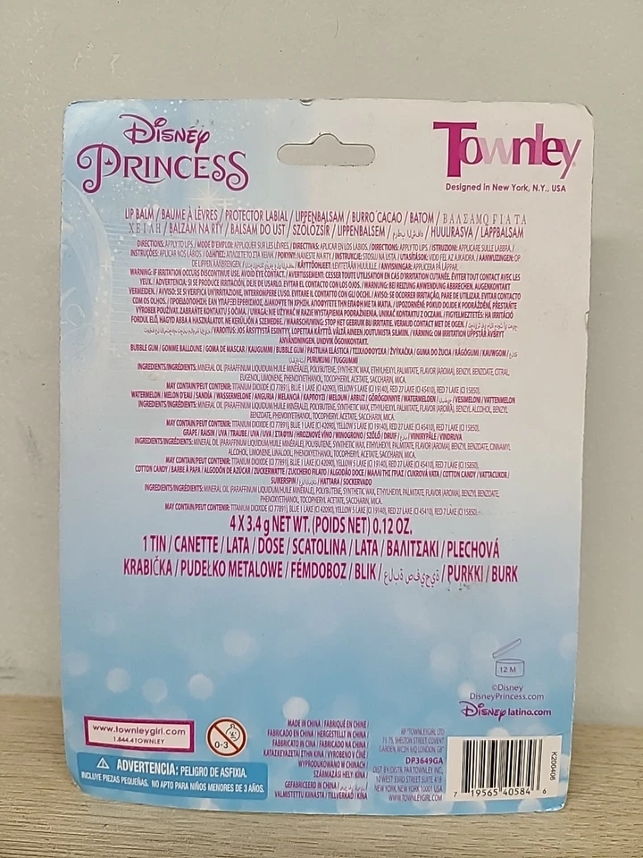 2 x Paquete de Cosméticos Princesa Disney Brillo Labial Brillo Ojos Estuche de Teléfono Estilo NUEVO Foto 3 de 4