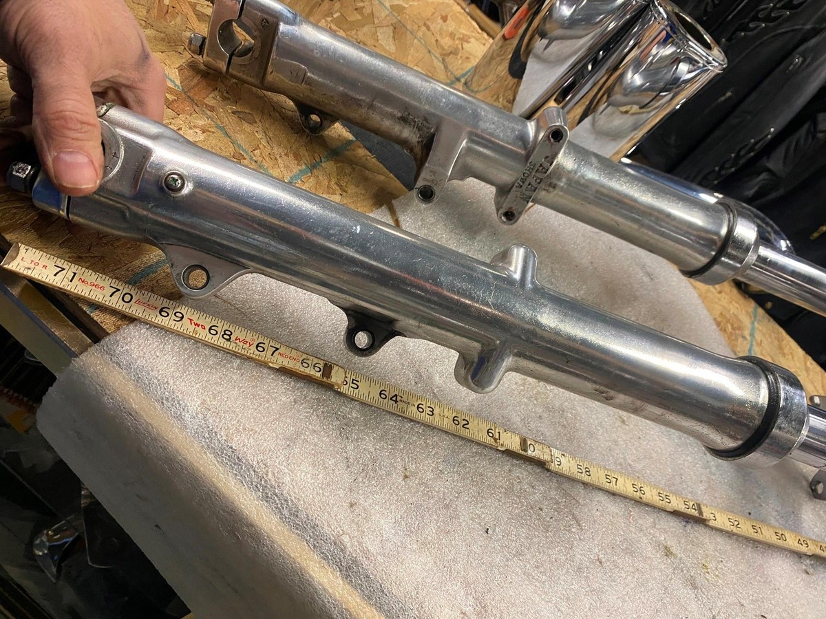 Front Fork Assy Dual Disc 35mm 77-83 Harley Shovelhead FX Narrow
