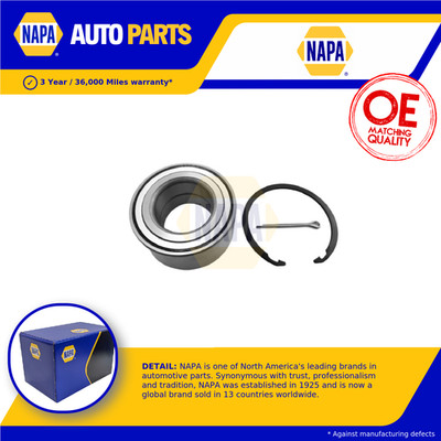 Wheel Bearing Kit fits MITSUBISHI COLT Mk5 1.6 Front 98 to 03 NAPA Quality New