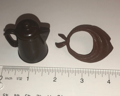 Johnny West, Best Of The West, Coffee pot and Bandana Scarf, Marx Botw - Picture 3 of 7